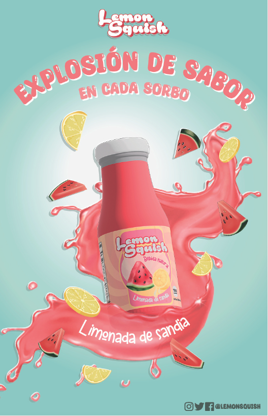 Diseño Etiqueta para Bebida – Botella 3D